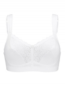 Reliable Soft bra, White